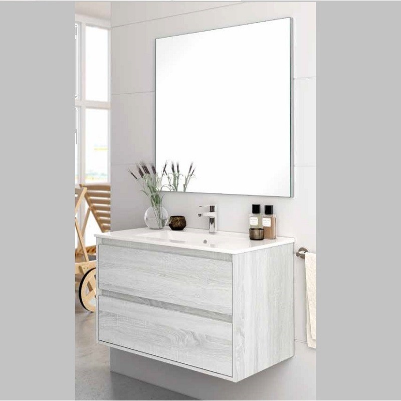 Mueble de baño suspendido Bolton 80 cm de ancho Cambrian - Comprar online  al mejor precio.