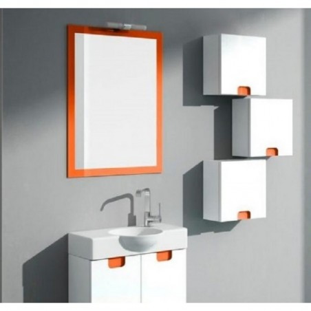 Detalle espejo naranja